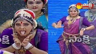 Kuchipudi Dancer DrPadmaja Reddy Live Perfarmance at Ugadi Celebrations  Tadepalli  Sakshi TV [upl. by Kristian]