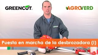 ¿Cómo arrancar encender o poner en marcha tu DESBROZADORA GREENCUT Parte 12 [upl. by Mcmath352]