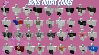 Roblox Boys Outfits Codes For Brookhaven RP Berry Avenue and Bloxburg [upl. by Annaegroeg]