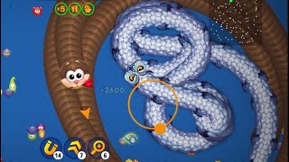 WormsZoneio 001 Slither Snake Top 01 BestWorld Record Snake Epic WormsZoneio 04 [upl. by Moreland]