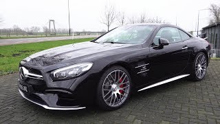 2018 Mercedes SL 63 AMG Facelift  FULL REVIEW SL Exhaust Sound Interior Exterior [upl. by Ovatsug]