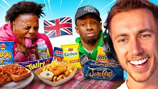 MINIMINTER REACTS TO SPEED TRIES BRITISH SNACKS [upl. by Katusha492]