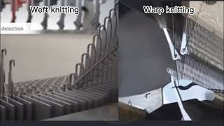 How is warp knitting machine different from weft knitting machine [upl. by Winikka]