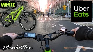 Whizz Storm Ebike  Food Delivery Manhattan NYC [upl. by Ilona52]