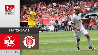 Crazy Goals on Matchday 1  1 FC Kaiserslautern  FC St Pauli 12  Bundesliga 2 2324 [upl. by Materi561]