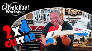 Make a 2x4 Acoustic Telecaster Guitar  2014 2x4 Contest Winner [upl. by Hugibert971]