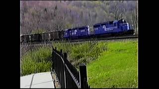 Conrail Horseshoe Curve in the 1990s [upl. by Fredek]