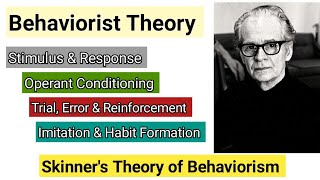 Behaviorism in linguistics  Behaviorist Theory  Skinners Theory of Behaviorism  Condition learn [upl. by Sheply]