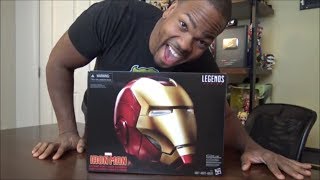 100 Iron Man Electronic Helmet  Marvel Legends [upl. by Felicie273]