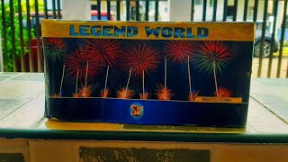 Legend World 100 shots by Diamond Fireworks 2023 version [upl. by Ellatsyrc]