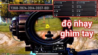 PUBG Mobile  Share Mã Code Setting  Độ Nhạy Ghìm Tay Mới Nhất Cùng Game MG3 Scope 6 [upl. by Mallon]