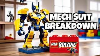 LEGO Wolverine Mech Suit Unboxing amp Review [upl. by Pearle]