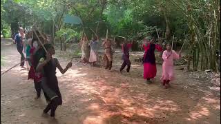 Kolattam dance by Golden Girls at Mohanam [upl. by Aihtnys]