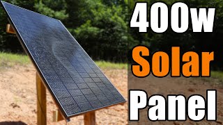 Project Solar QCell 400w Solar Panel Overview and Install [upl. by Jerad300]