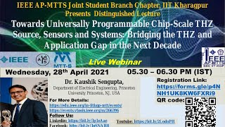 Universally Programmable ChipScale THZ Source Sensors and Systems Bridging the THZ Application [upl. by Auhsuoj]