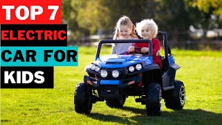 TOP 5 Best Electric Car for Kids 2024 Tested amp Reviewed [upl. by Natsyrt847]