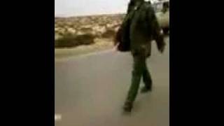 Moatassem Kadhafi fighting on the front with libyan army [upl. by Limay]