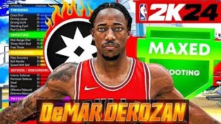 NEW BEST DEMAR DEROZAN BUILD THAT CAN SLASH AND IS A MIDRANGE KING 87 DUNK 90 MIDDY [upl. by Myrvyn]