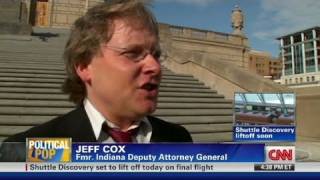 CNN Former Indiana deputy attorney general Jeff Cox fired over tweet [upl. by Karlee827]