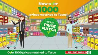 EUROSPAR Tesco Price Match  1000 Prices [upl. by Paige]