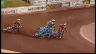 Swedish Speedway Championship 2009  Heat 3 [upl. by Nnahoj]