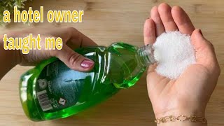 Mix detergent with SALT 😱 You will not believe the incredible result [upl. by Arleta]