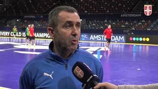 FUTSAL EURO 2022  Dejan Majes i Nemanja Momčilović pred duel sa Holandijom  27012022 [upl. by Assereht]