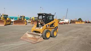 Caterpillar 216B3 LRC Skid Steer Loader walk around check and functionality test how to operate [upl. by Saylor]