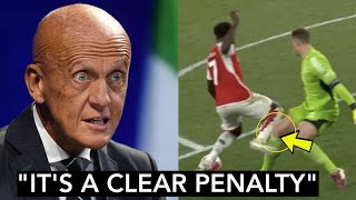 Pierluigi Collina Says quot Arsenal Penalty should have been a Stoodquot ITS A CLEAR PENALTY [upl. by Naihs]