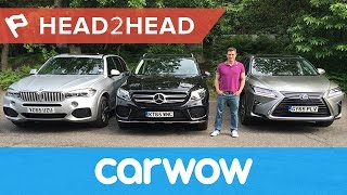 BMW X5 vs Mercedes GLE vs Lexus RX review  Head2Head [upl. by Eedrahs]