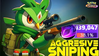 NEVER MESS WITH AGGRESIVE DECIDUEYE IN SOLO QUEUE 😎  POKEMON UNITE [upl. by Eehsar]