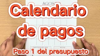 COMO ORGANIZAR MIS FINANZAS PERSONALES O FAMILIARES CON UN CALENDARIO DE PAGOS  SISTEMA DE SOBRES 💌 [upl. by Ecnerol]