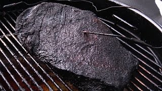 Slow N Sear Brisket on Weber Kettle Performer [upl. by Bywoods]