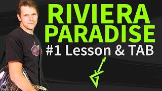 How To Play Riviera Paradise Guitar Lesson amp TAB  Stevie Ray Vaughan [upl. by Elinet]