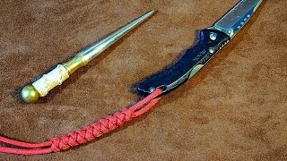 Paracord Snake Knot Knife Lanyard  Simple Easy to Tie Knife Lanyard Tutorial 🛠 [upl. by Ul]