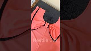 Quick amp Easy Bow Neck Design Tutorial shorts [upl. by Adamok755]