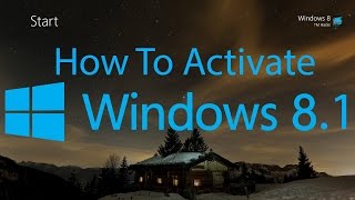 Activate Windows 81 Pro Preview Build 9600 And All Version [upl. by Hilar6]