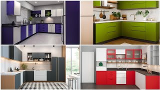 Kitchen Color Combination in Trends 2024  Latest Modular Kitchen Cabinet Colour Combination Ideas 6 [upl. by Enaej906]