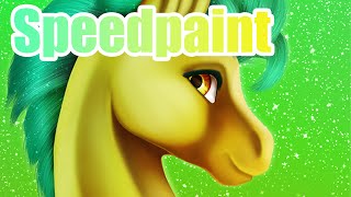 MLP speedpaint Hitch Trailblazer [upl. by Lua]