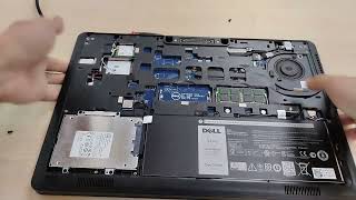 Dell Latitude E5550 Internals i75600U CPU HD Graphics 5500 GPU [upl. by Nuli]