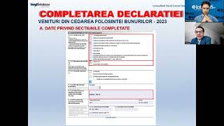 TUTORIAL Cum completezi Declarația Unică 2024 [upl. by Aniv]