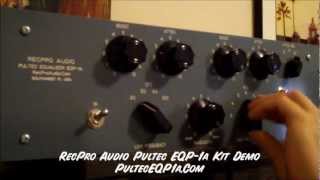 Pultec EQP1a Demo  RecPro Audio Kit [upl. by Trude424]