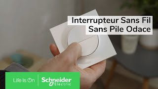 Odace  Interrupteur sans fil sans pile  fini les travaux [upl. by Aleik610]