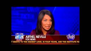 Bill OReilly Pisses Off Arthel Neville [upl. by Leemaj]