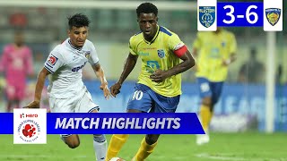 Kerala Blasters FC 36 Chennaiyin FC  Match 72 Highlights  Hero ISL 201920 [upl. by Yatnohs]