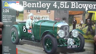 Bentley 45L Blower Revell 124 Unbox [upl. by Sebbie]