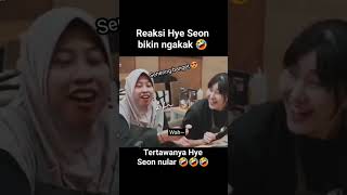 reaksi lucu saat Mega dan Bestinya Hye seon saat icipicip Masak🤣 megawatiredsparks redspark [upl. by Analihp]