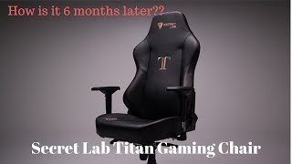 6 Months Later  Secret Lab Titan Gaming Chair Review  Armrest Fix amp Noise [upl. by Nycila]