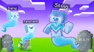 ¡Minecraft PERO somos FANTASMAS 😂👻💥 SILVIOGAMER MINECRAFT PERO [upl. by Ramled257]