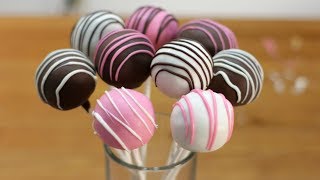 How to Make Cake Pops  Easy Homemade Cake Pop Recipe [upl. by Fancie600]